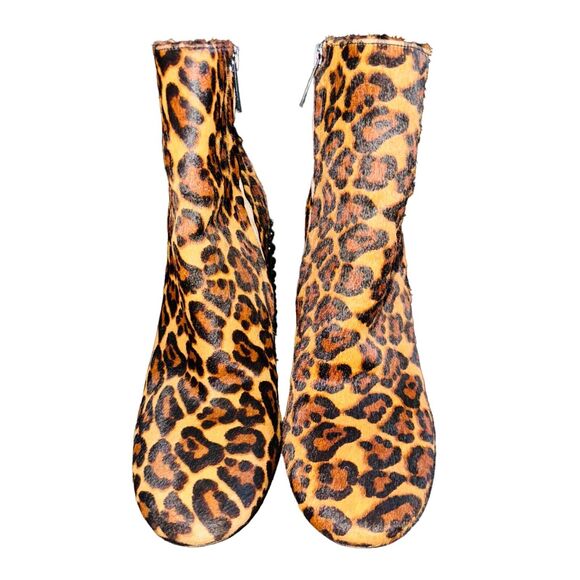 Jessica Simpson Leopard Wexton Studded Block-Heel Booties Size 6 - Picture 10 of 14